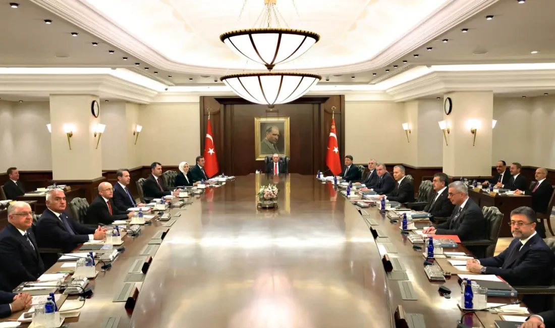Kabine, iki haftalık aranın ardından Cumhurbaşkanı Recep Tayyip Erdoğan başkanlığında