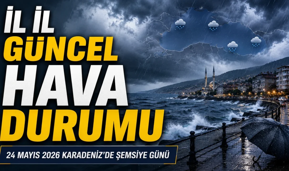 Karadeniz Bölgesi’nde Mayıs ayının son günlerine yaklaşılırken yağışlı hava etkisini