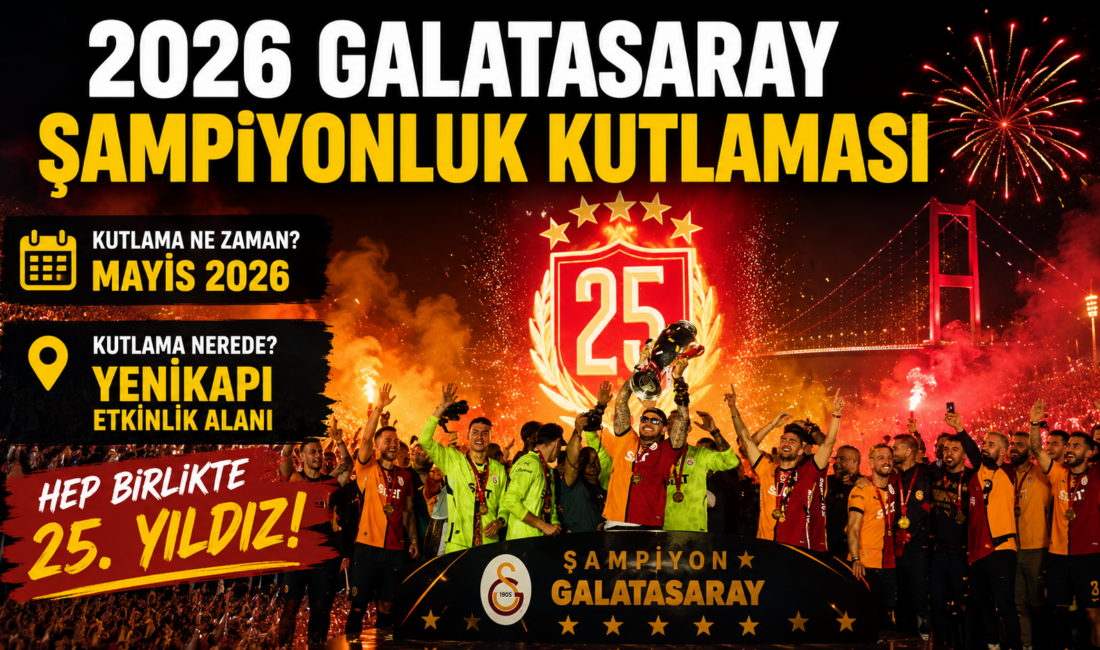 Trendyol Süper Lig 2025-2026 sezonunda Galatasaray şampiyonluğa ulaşan ekip oldu.