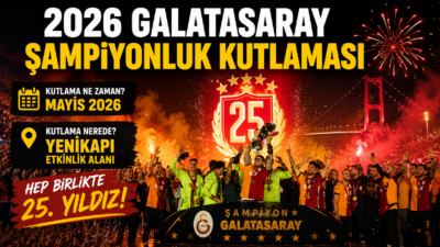 Trendyol Süper Lig 2025-2026 sezonunda Galatasaray şampiyonluğa ulaşan ekip oldu.