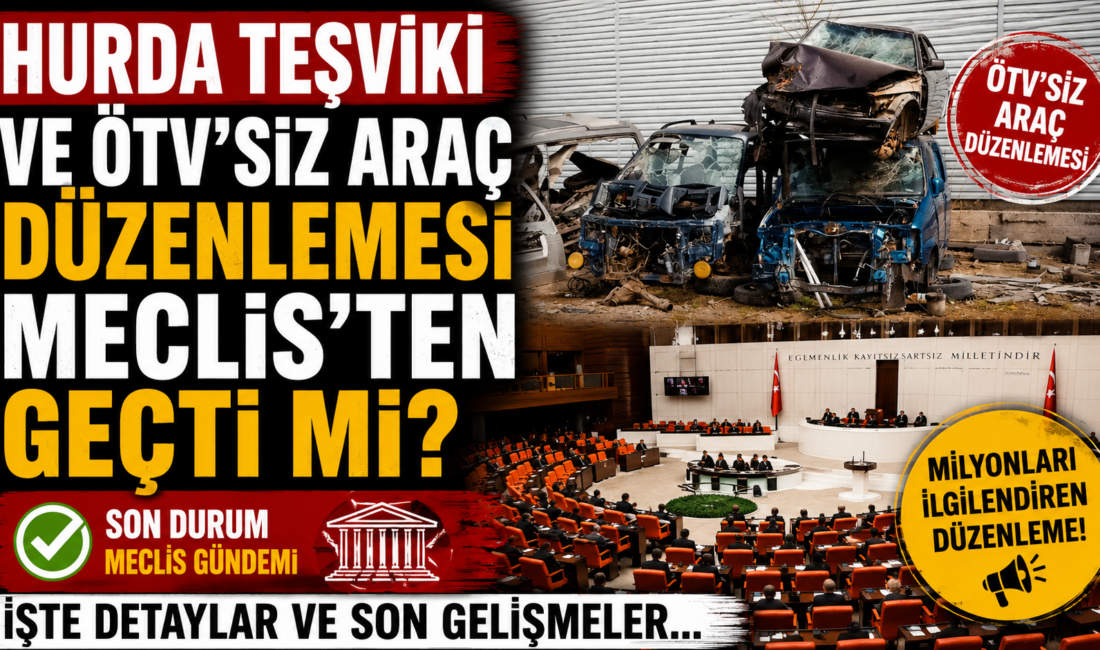 25 yaş üstü araçların hurdaya ayrılması karşılığında ÖTV’siz sıfır araç