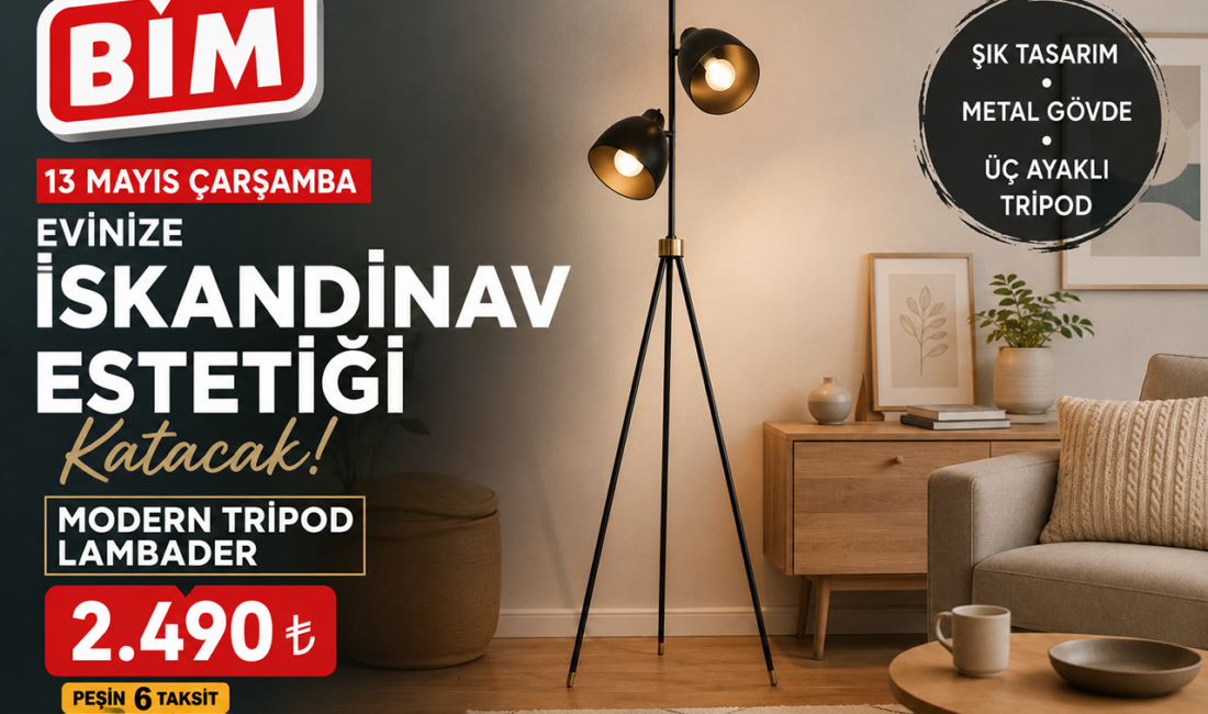 BİM, 13 Mayıs Çarşamba günü dekorasyon meraklılarına hitap eden yeni