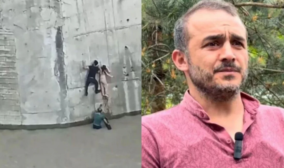 Dereye düşen Eslem Yenilmez’i kurtarmak için dere yatağına inen Kemal
