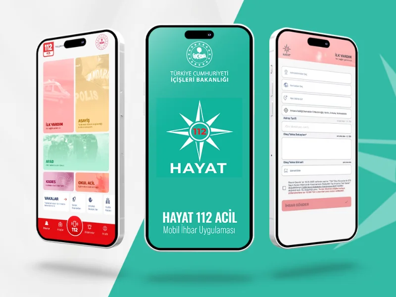 İçişleri Bakanı Mustafa Çiftçi, HAYAT 112 uygulamasının yeni logosuna ilişkin