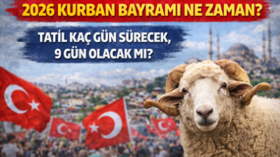 2026 dini günler takvimiyle birlikte Ramazan Bayramı ve Kurban Bayramı