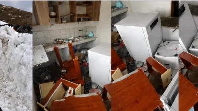 Rize'nin Çamlıhemşin ilçesine bağlı Kaleibala köyünde yaşayan muhtar Mansur Aydil,