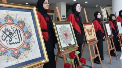 Trabzon'da 70 öğretmen ve öğrencinin çalışmalarının yer aldığı, 'Yağmur'un Ardından...