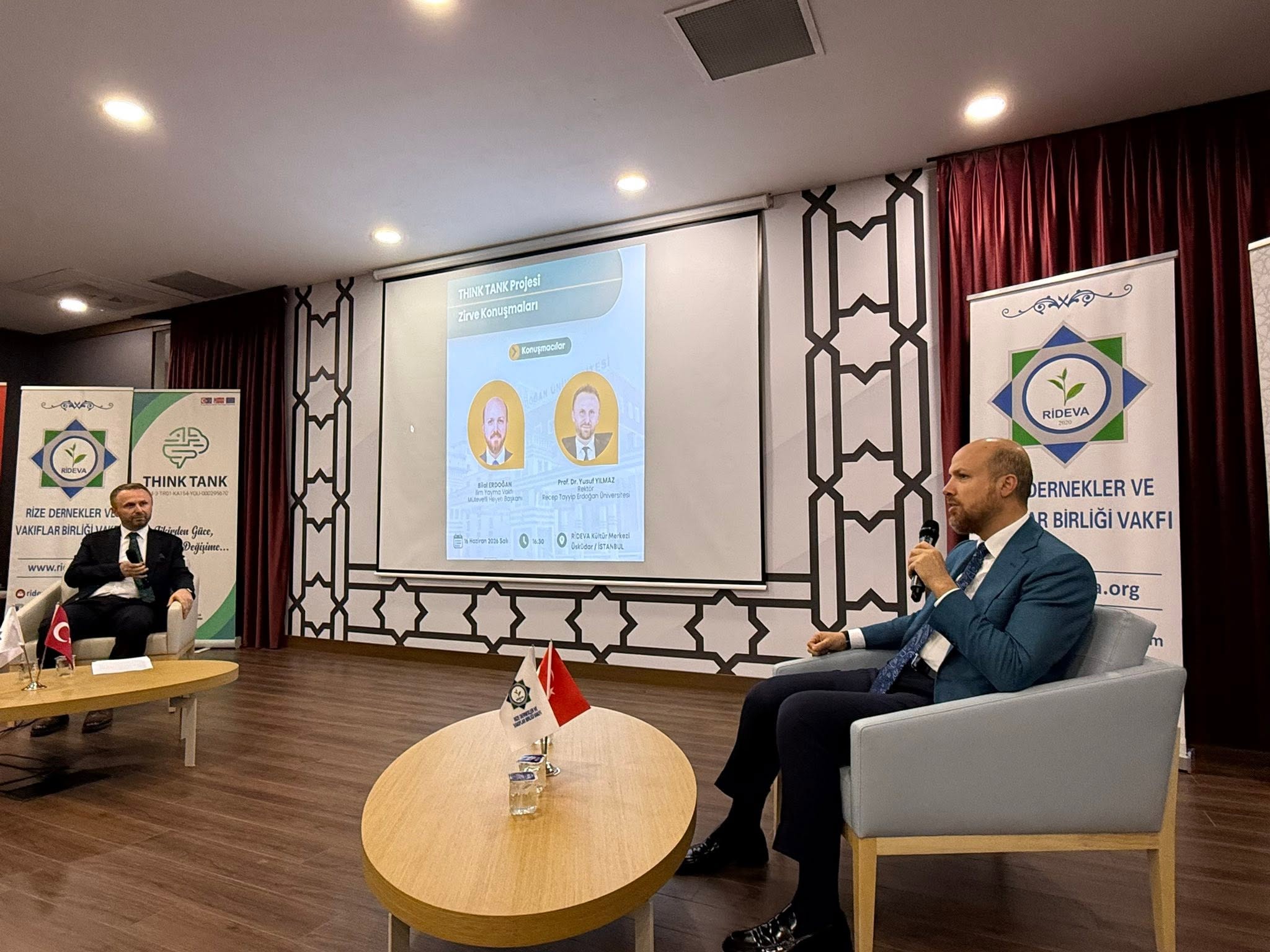 RİDEVA’da Think Tank Projesi : Bilal Erdoğan üniversiteli gençlerle buluştu