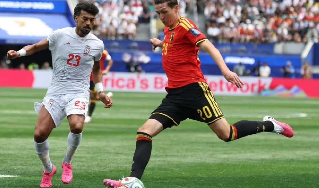 2026 FIFA Dünya Kupası G Grubu'nun 2. haftasında Belçika, İran
