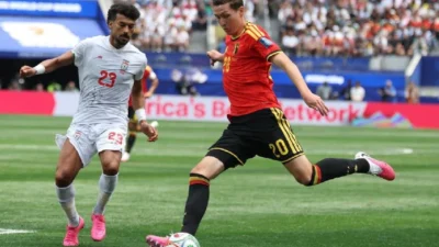 2026 FIFA Dünya Kupası G Grubu'nun 2. haftasında Belçika, İran