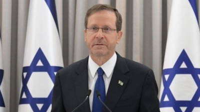 İsrail Cumhurbaşkanı Isaac Herzog, Şaron bölgesinde meydana gelen ve bir