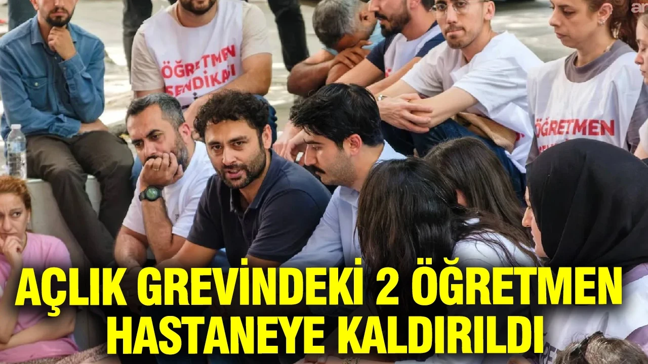 Özel Sektör Öğretmenleri Sendikası üyeleri ile mülakat mağduru öğretmenlerin sürdürdüğü