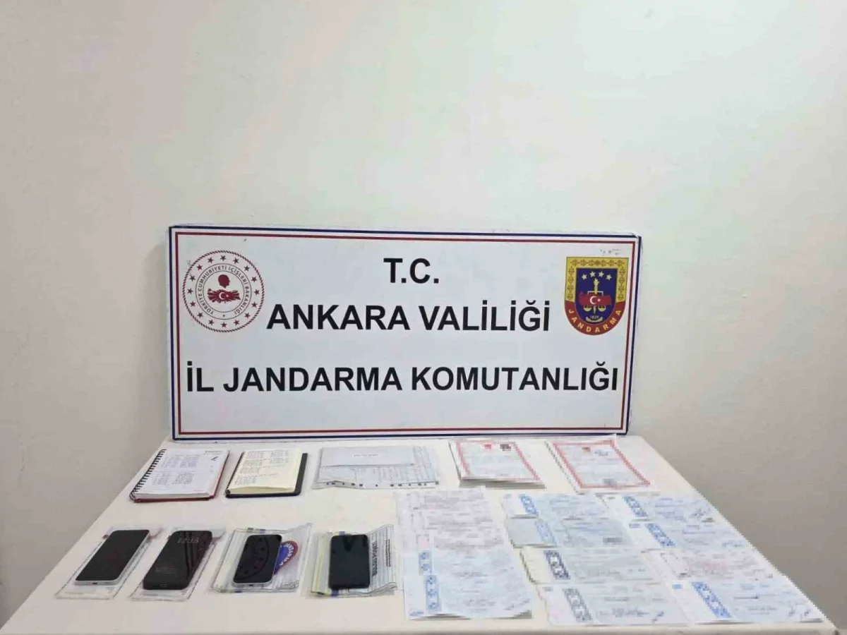 Ankara’da tefecilik yaptığı belirlenen suç örgütüne yönelik düzenlenen operasyonda 5