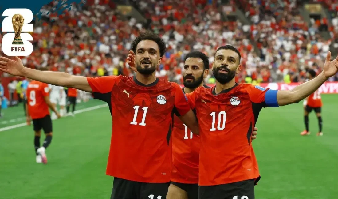 Mısır, 2026 FIFA Dünya Kupası G Grubu ikinci maçında Yeni