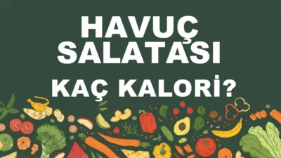 Havuç salatasının besin değeri hakkında bilgi almak isteyenler için, 150