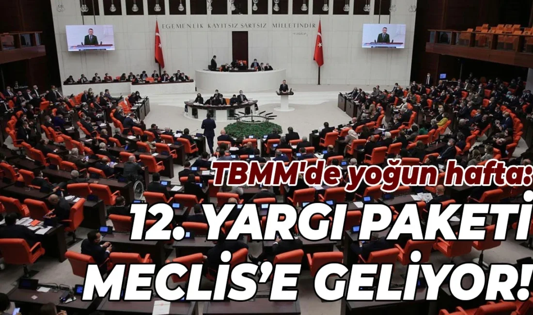 Türkiye Büyük Millet Meclisi’nde bu hafta yargı düzenlemeleri ve torba