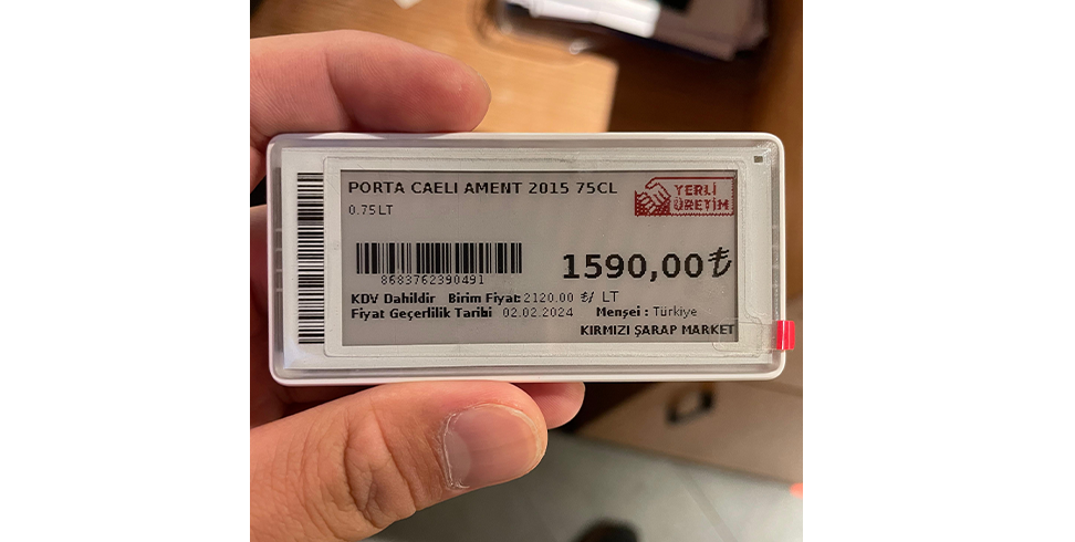 Zincir marketlerde kağıt fiyat etiketlerinin yerini elektronik raf etiketleri almaya