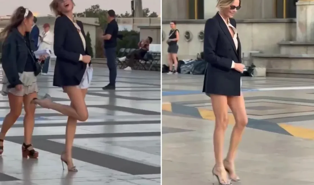 Charlize Theron, Paris'te düzenlenen "The Odyssey" basın buluşmasında tercih ettiği