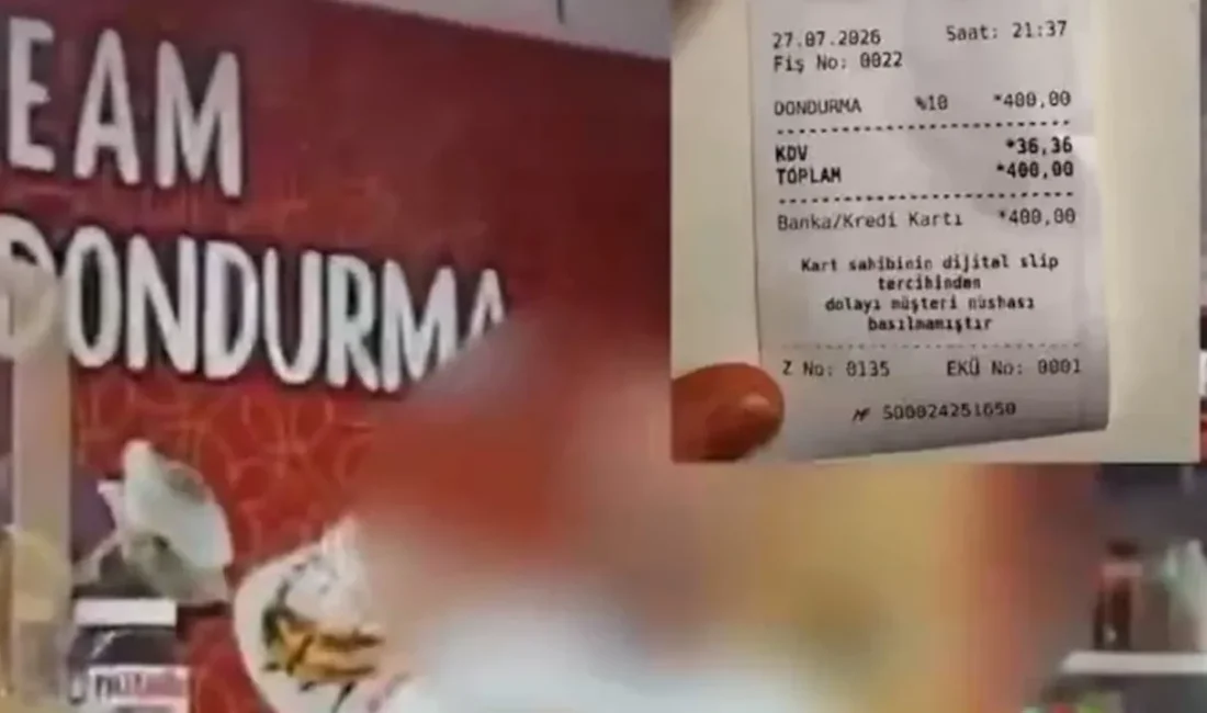 Marmaris'te üç top dondurmaya 400 TL ödeyen genç kadının işletmeyle