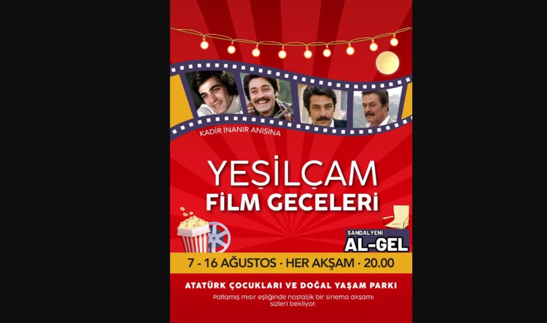 Ankara Büyükşehir Belediyesi, sinemaseverleri Yeşilçam’ın unutulmaz yapımlarıyla buluşturacak. Geçtiğimiz günlerde
