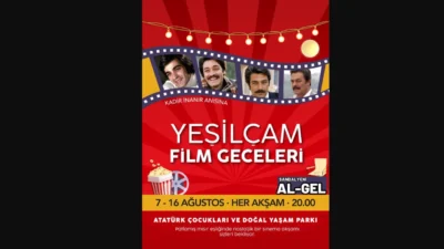 Ankara Büyükşehir Belediyesi, sinemaseverleri Yeşilçam’ın unutulmaz yapımlarıyla buluşturacak. Geçtiğimiz günlerde