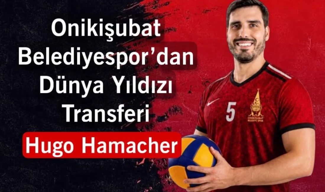Onikişubat Belediyespor, Efeler Ligi öncesi Brezilyalı yıldız smaçör Hugo Hamacher