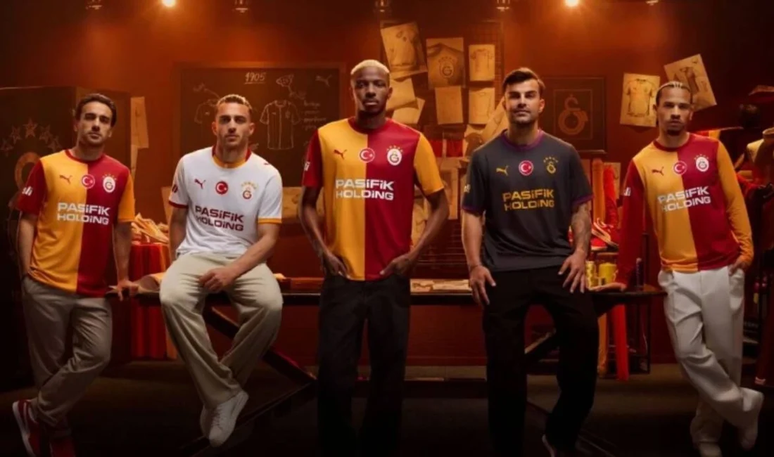 Galatasaray, yeni sezonda terleteceği iç saha, deplasman ve alternatif formalarını