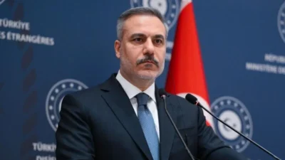 Dışişleri Bakanı Hakan Fidan, Mısır Dışişleri Bakanı Bedir Abdulati ve