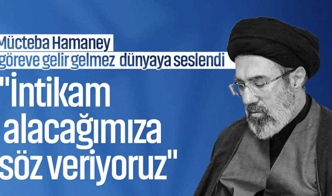 İran'ın dini lideri Mücteba Hamaney, babası Ayetullah Ali Hamaney'in defin