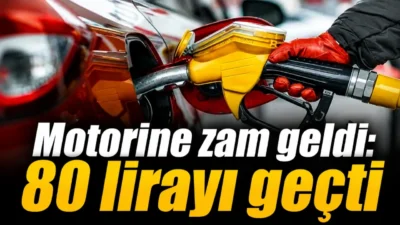 Akaryakıt fiyatlarında gece yarısı yapılan 3,71 TL'lik artışın ardından motorinin