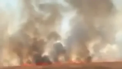 Mardin'in Nusaybin ilçesi ile Suriye'nin Kamışlı kenti arasındaki mayınlı sınır