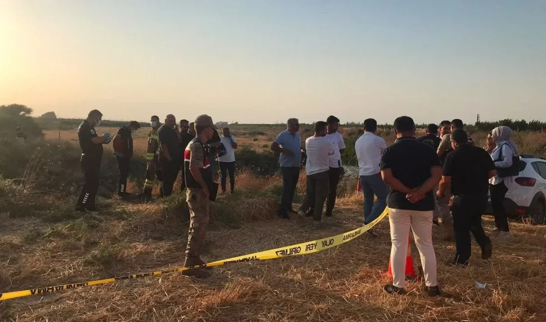 Hatay Reyhanlı'da sulama kanalı kenarında 35 yaşındaki Şevket Küçükler'in ces*di