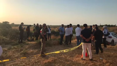 Hatay Reyhanlı'da sulama kanalı kenarında 35 yaşındaki Şevket Küçükler'in ces*di