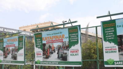 Kayapınar Belediyesi Zabıta Müdürlüğü, kaldırım işgali sorununun çözümü için denetimlerini