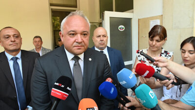 Bulgaristan İçişleri Bakanı Ivan Demerdzhiev, Gabrovo'nun Belitsa köyü yakınlarındaki bir