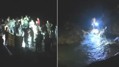 Kayseri'nin Yahyalı ilçesindeki Kapuzbaşı Şelalelerine, ailesiyle piknik için gelen Ela