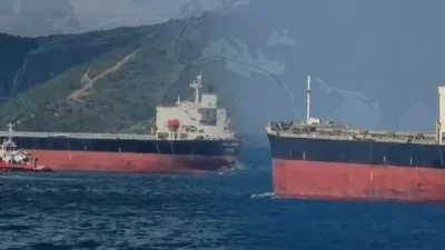 Beykoz Keçilik Koyu açıklarında Panama bayraklı ‘Vela Prime’ isimli kuru
