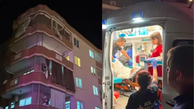 Antalya'nın Alanya ilçesinde apartmanın çatısına çıkarak intihara teşebbüs eden şahıs,