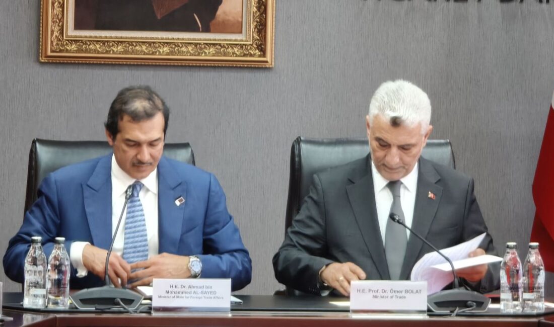 Ticaret Bakanı Ömer Bolat, Katar Dış Ticaretten Sorumlu Devlet Bakanı