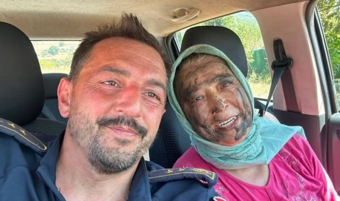 Bursa'nın Yenişehir ilçesinde anızda başlayıp ormana sıçrayan yangını gören 65