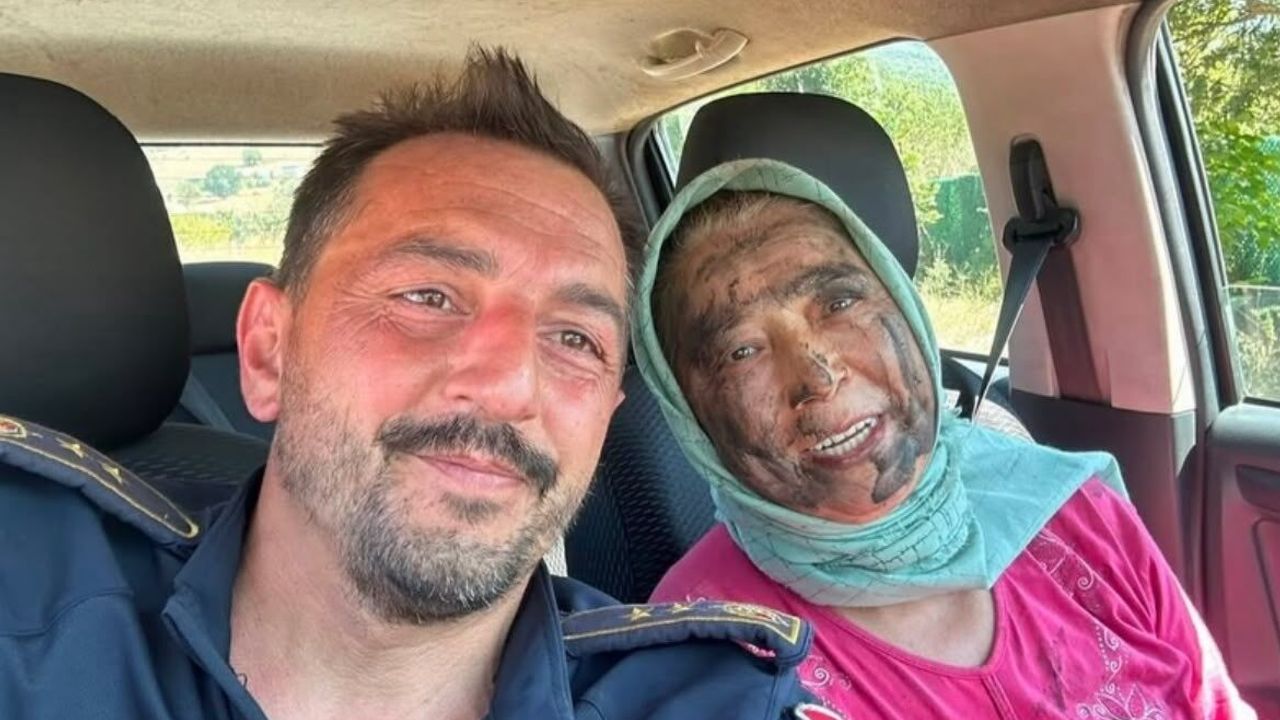 Bursa'nın Yenişehir ilçesinde anızda başlayıp ormana sıçrayan yangını gören 65