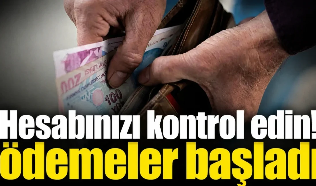 Ağustos ayı yaşlı ve engelli aylıkları artışlı şekilde hesaplara yatırılmaya