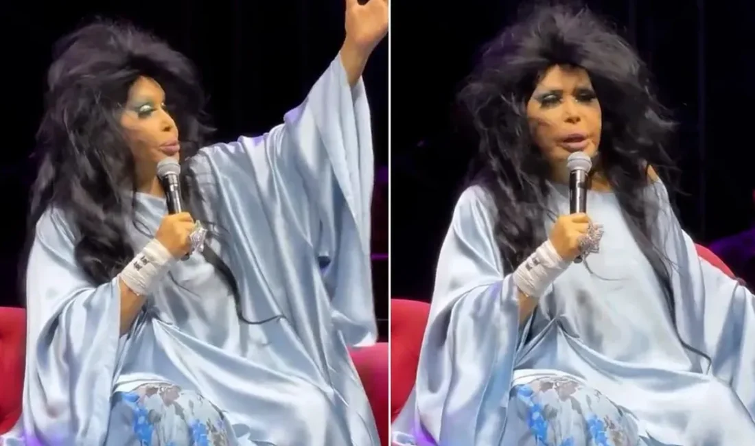 Bülent Ersoy, Kuşadası konserinde gecikmeye tepki gösteren bir seyirciyle tartıştı.