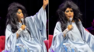 Bülent Ersoy, Kuşadası konserinde gecikmeye tepki gösteren bir seyirciyle tartıştı.