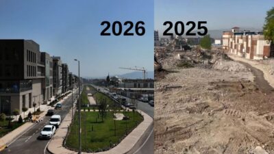 Kahramanmaraş Dere Pazarı’nda 6 Şubat depremlerinin ardından başlatılan rezerv alan