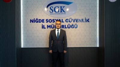 Niğde Sosyal Güvenlik İl Müdürü Eray Buz, SGK’ya borcu olan
