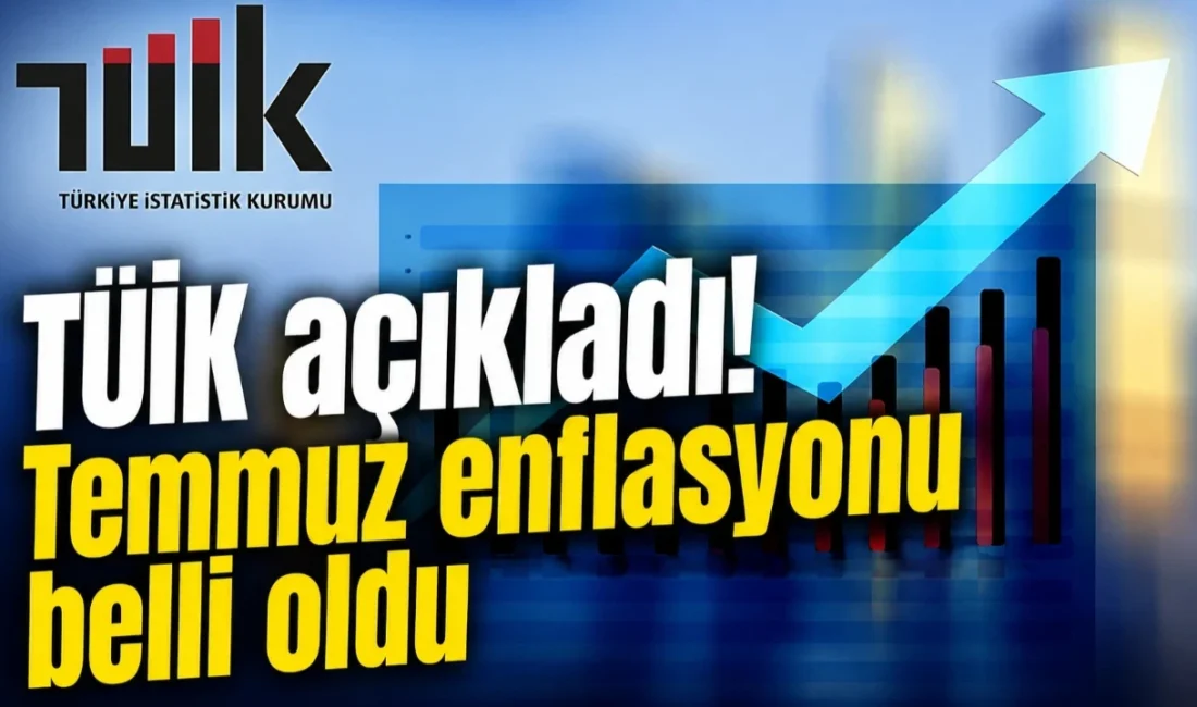 Türkiye İstatistik Kurumu, merakla beklenen Temmuz ayı enflasyon rakamlarını açıkladı.
