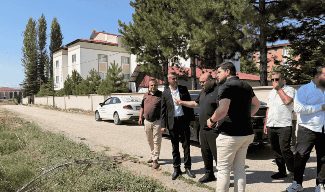 Kahramanmaraş Milletvekili Prof. Dr. Mehmet Şahin, Göksun'da yatırım programına alınan