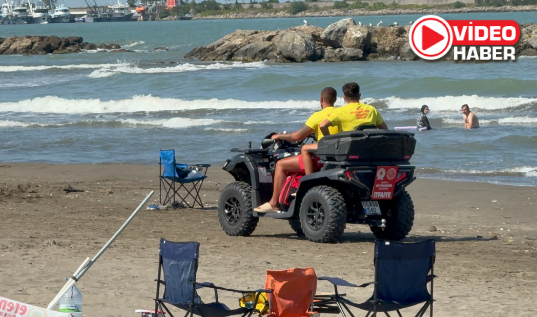 Samsun’un 19 Mayıs ilçesi Dereköy mevkisinde denize giren 4 kişi,