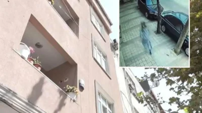 Sultangazi’de kadın kıyafetiyle apartmana giren erkek şüpheli, 4 bilezik ve